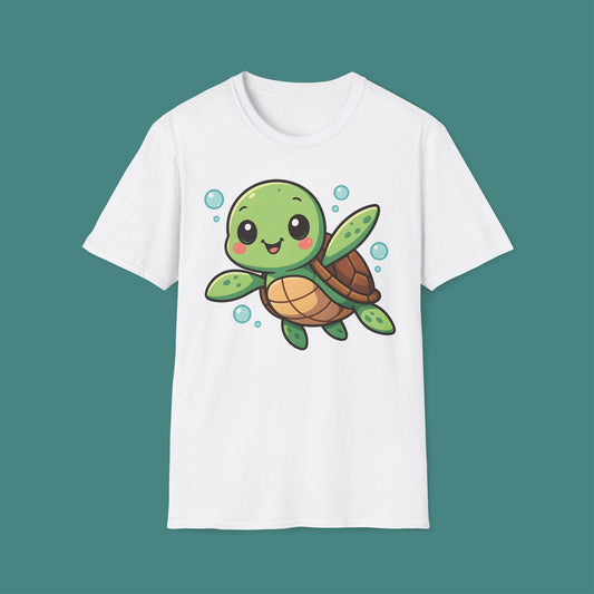 Cartoon Cute Turtle Unisex T-Shirt