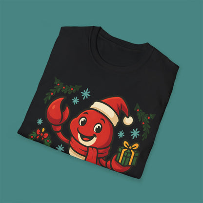 Christmas Lobster Unisex T-Shirt