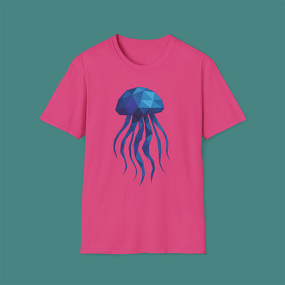 Geometric Polygon Jellyfish Unisex T-Shirt