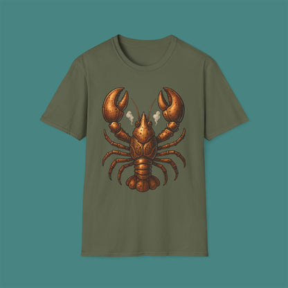 Steampunk Mechanical Lobster Unisex T-Shirt
