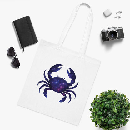 Cosmic Galaxy Crab Tote Bag
