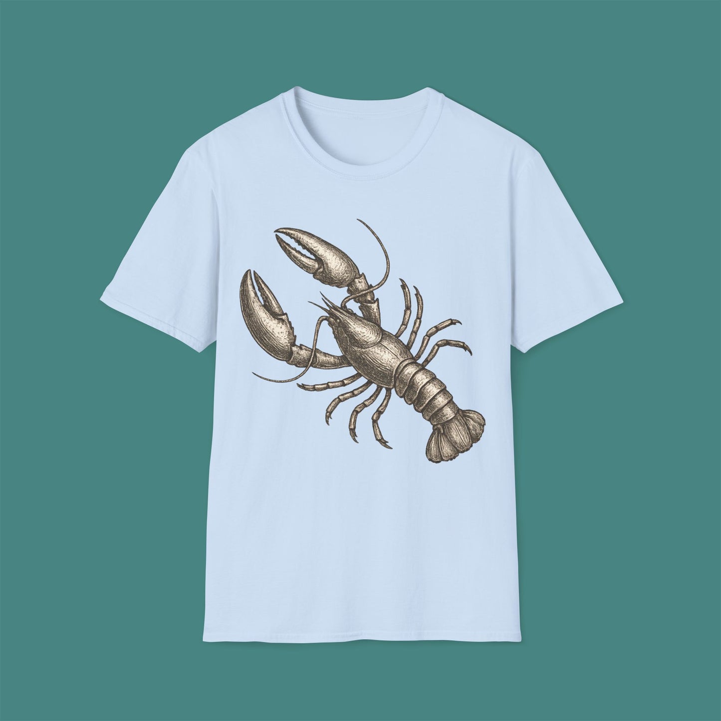 Vintage Etching Lobster Unisex T-Shirt