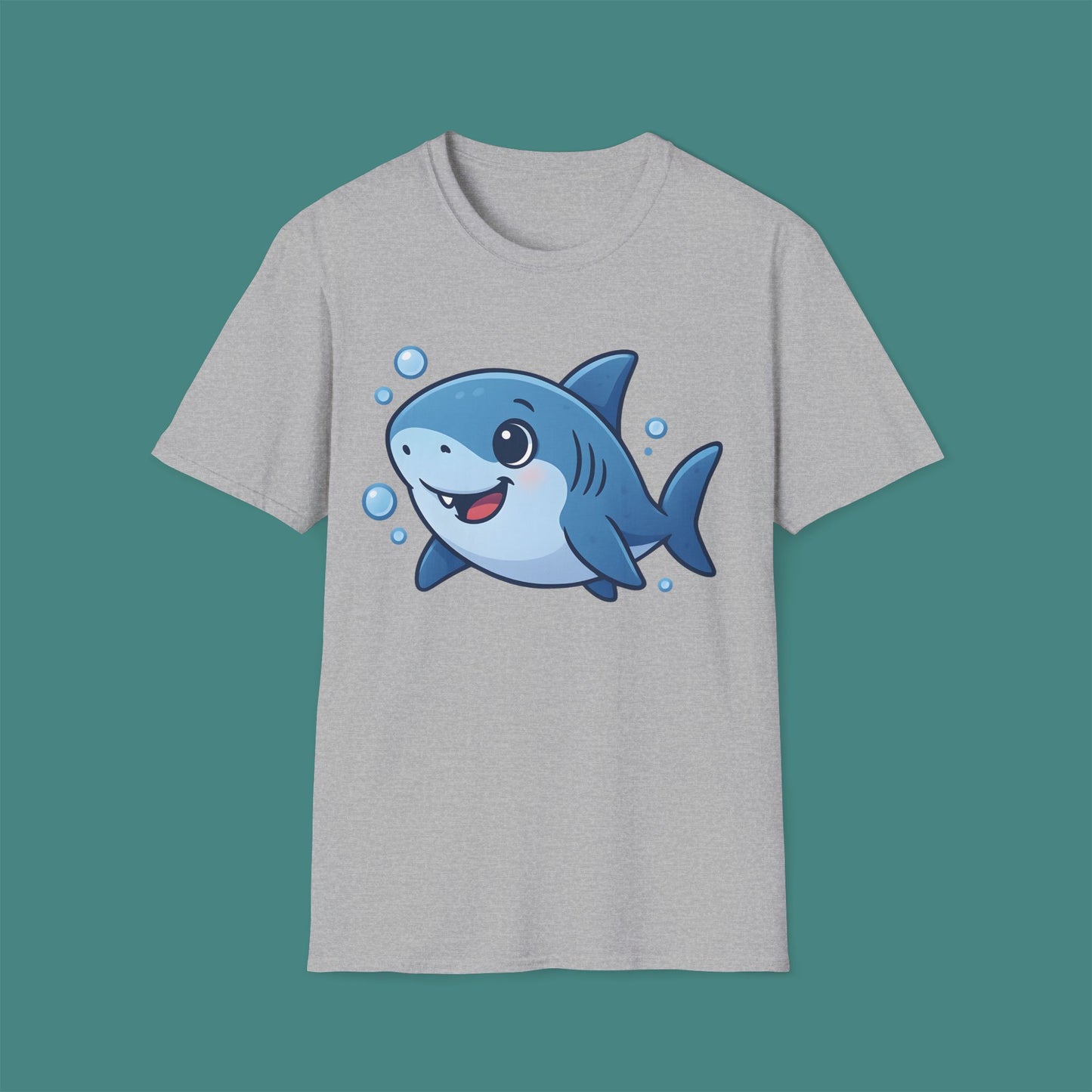 Cartoon Cute Shark Unisex T-Shirt