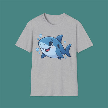 Cartoon Cute Shark Unisex T-Shirt