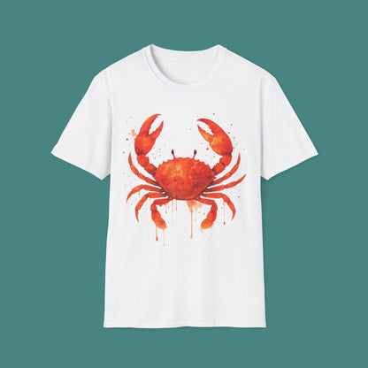 Watercolor Splash Crab Unisex T-Shirt