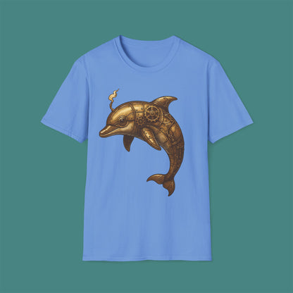 Steampunk Mechanical Dolphin Unisex T-Shirt
