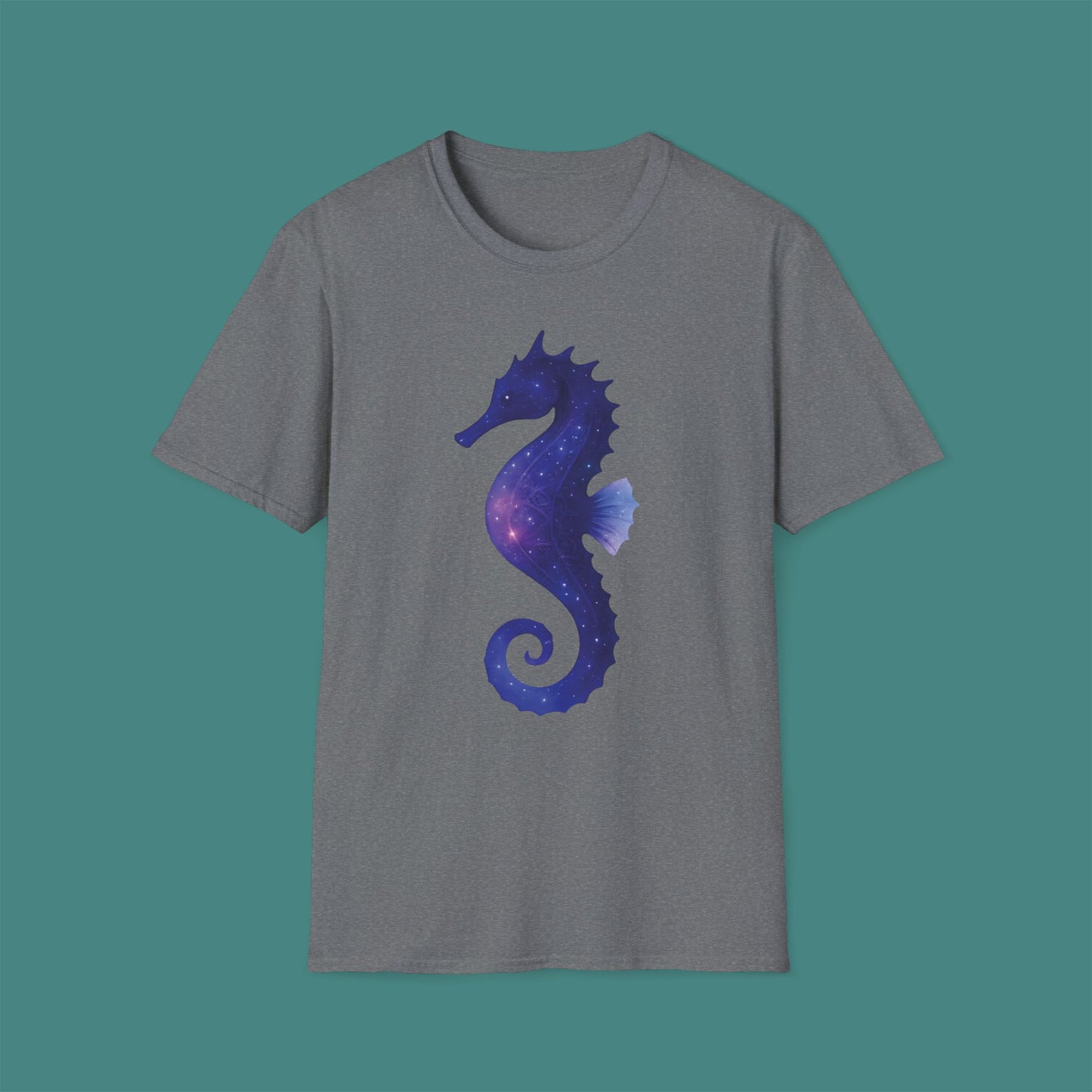 Cosmic Galaxy Seahorse Unisex T-Shirt