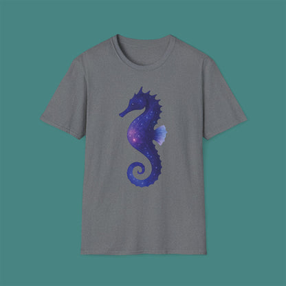 Cosmic Galaxy Seahorse Unisex T-Shirt