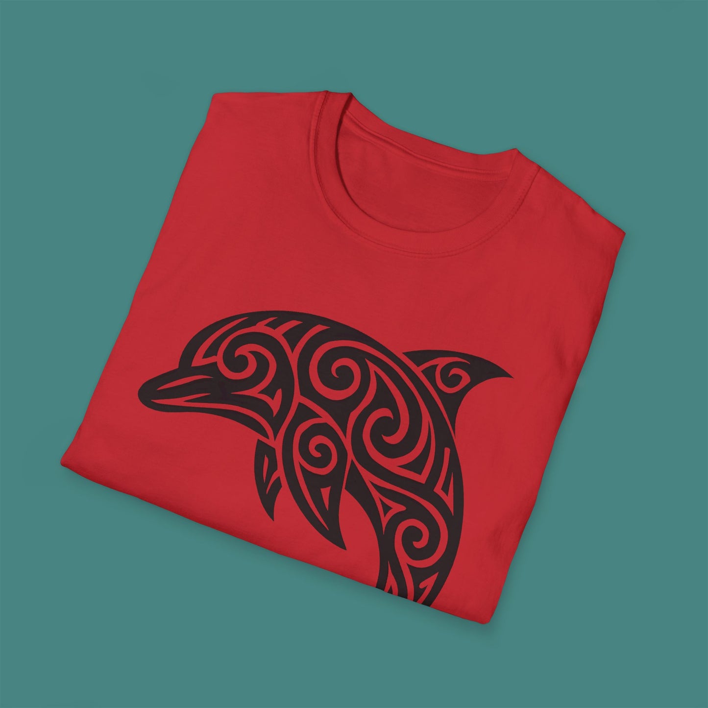 Tribal Tattoo Dolphin Unisex T-Shirt