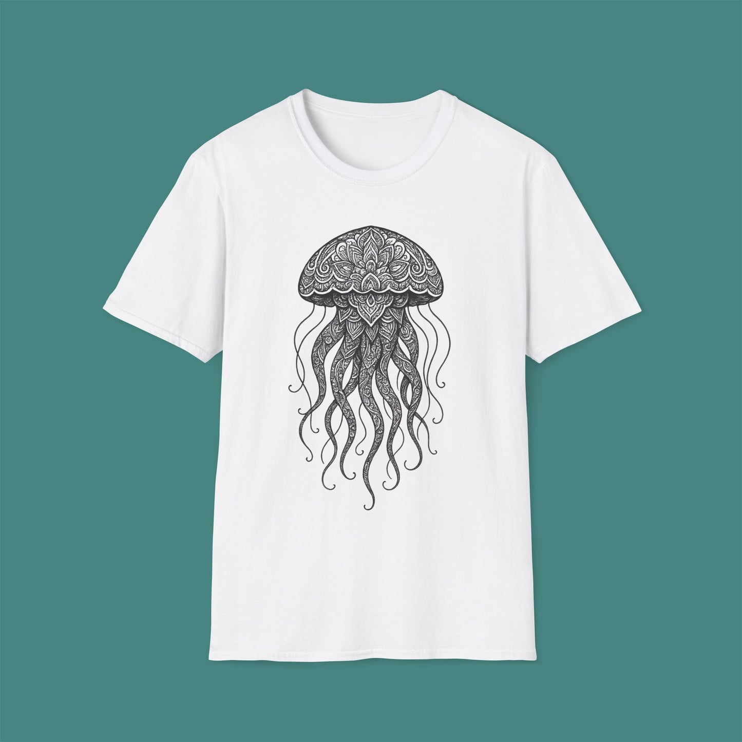 Intricate Mandala Jellyfish Unisex T-Shirt