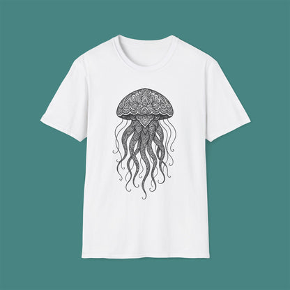 Intricate Mandala Jellyfish Unisex T-Shirt