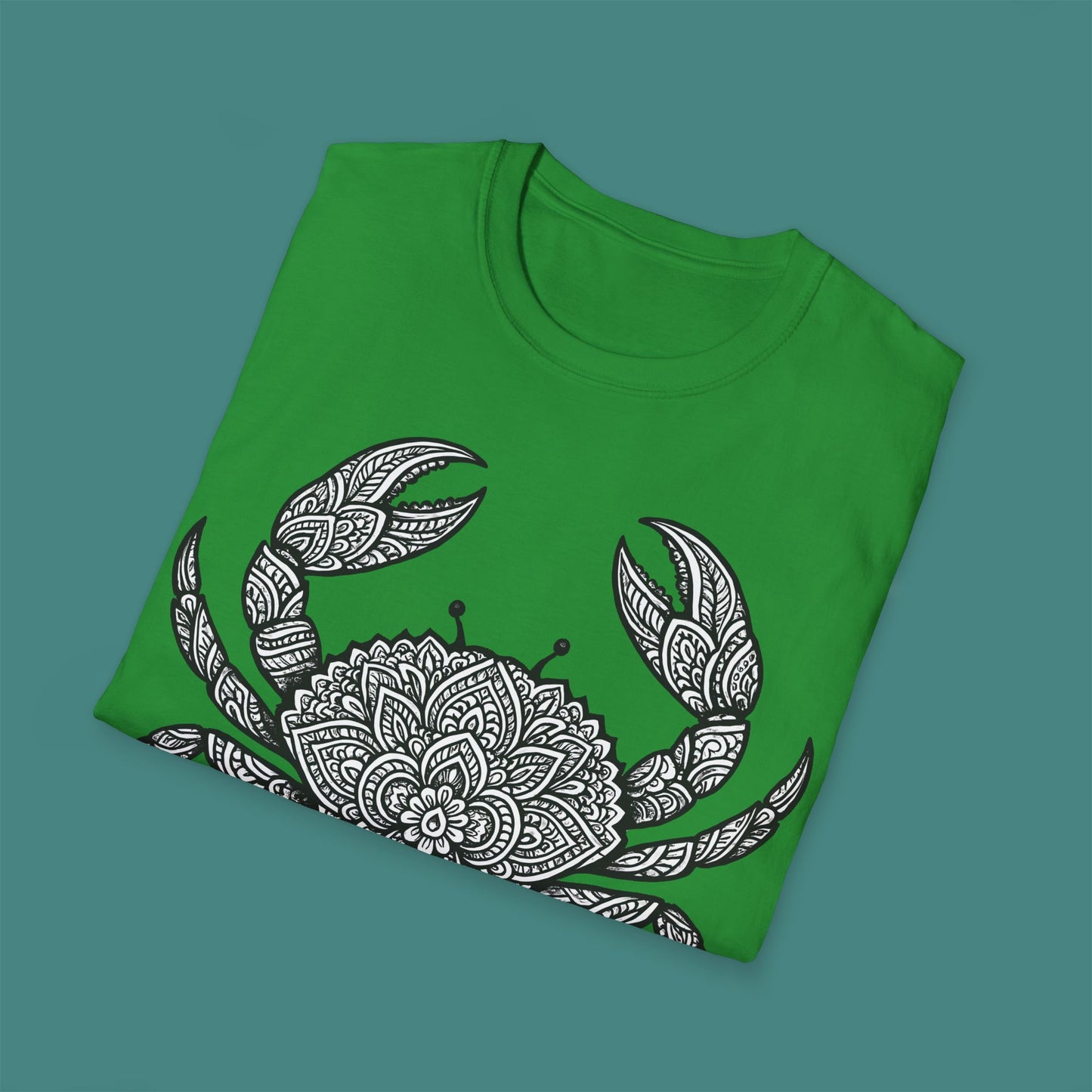Intricate Mandala Crab Unisex T-Shirt