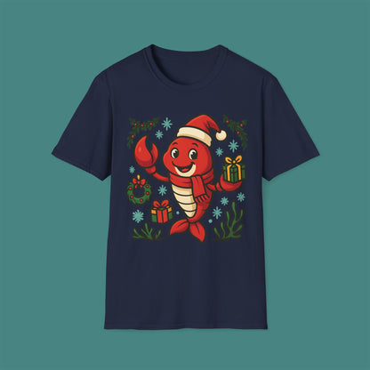 Christmas Lobster Unisex T-Shirt