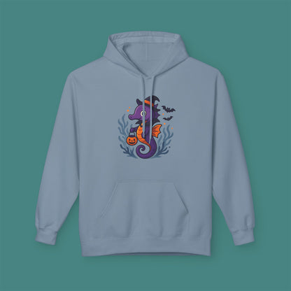 Halloween Seahorse Fleece Unisex Hoodie