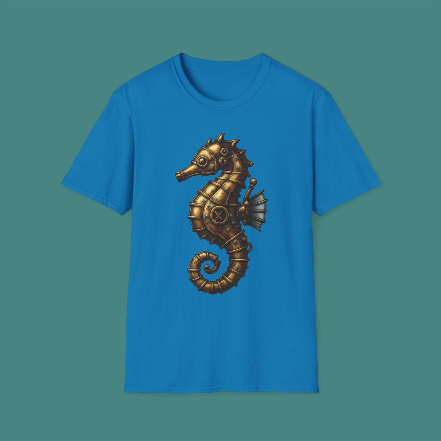 Steampunk Mechanical Seahorse Unisex T-Shirt
