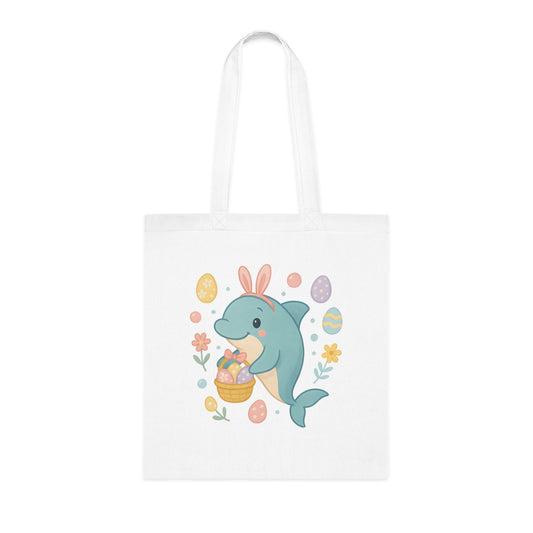 Easter Dolphin Tote Bag
