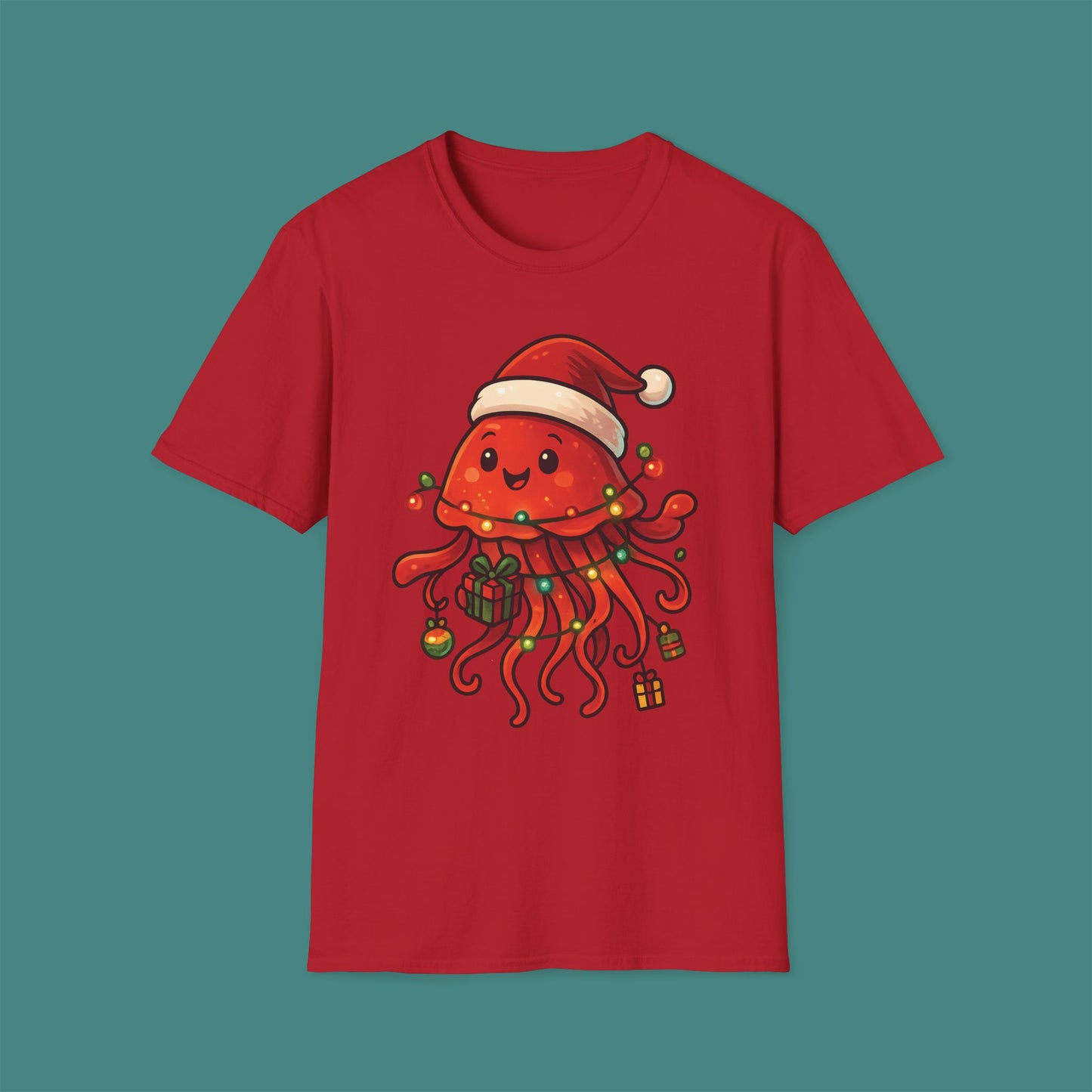 Christmas Jellyfish Unisex T-Shirt