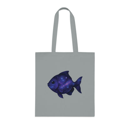 Cosmic Galaxy Fish Tote Bag