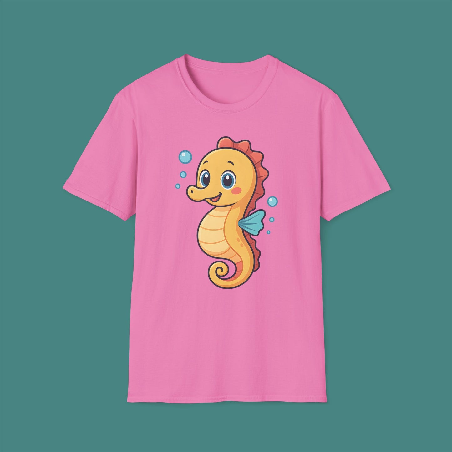 Cartoon Cute Seahorse Unisex T-Shirt