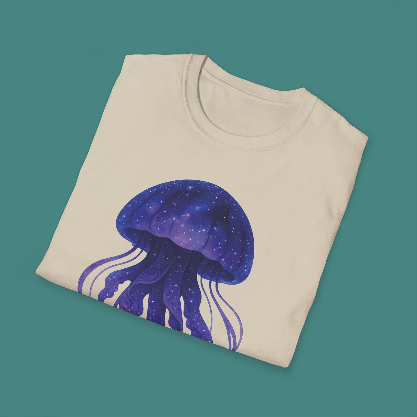 Cosmic Galaxy Jellyfish Unisex T-Shirt