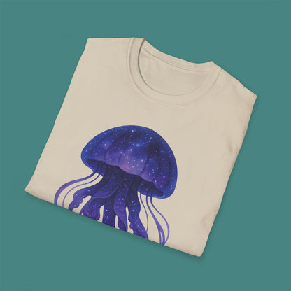 Cosmic Galaxy Jellyfish Unisex T-Shirt