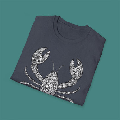 Intricate Mandala Lobster Unisex T-Shirt