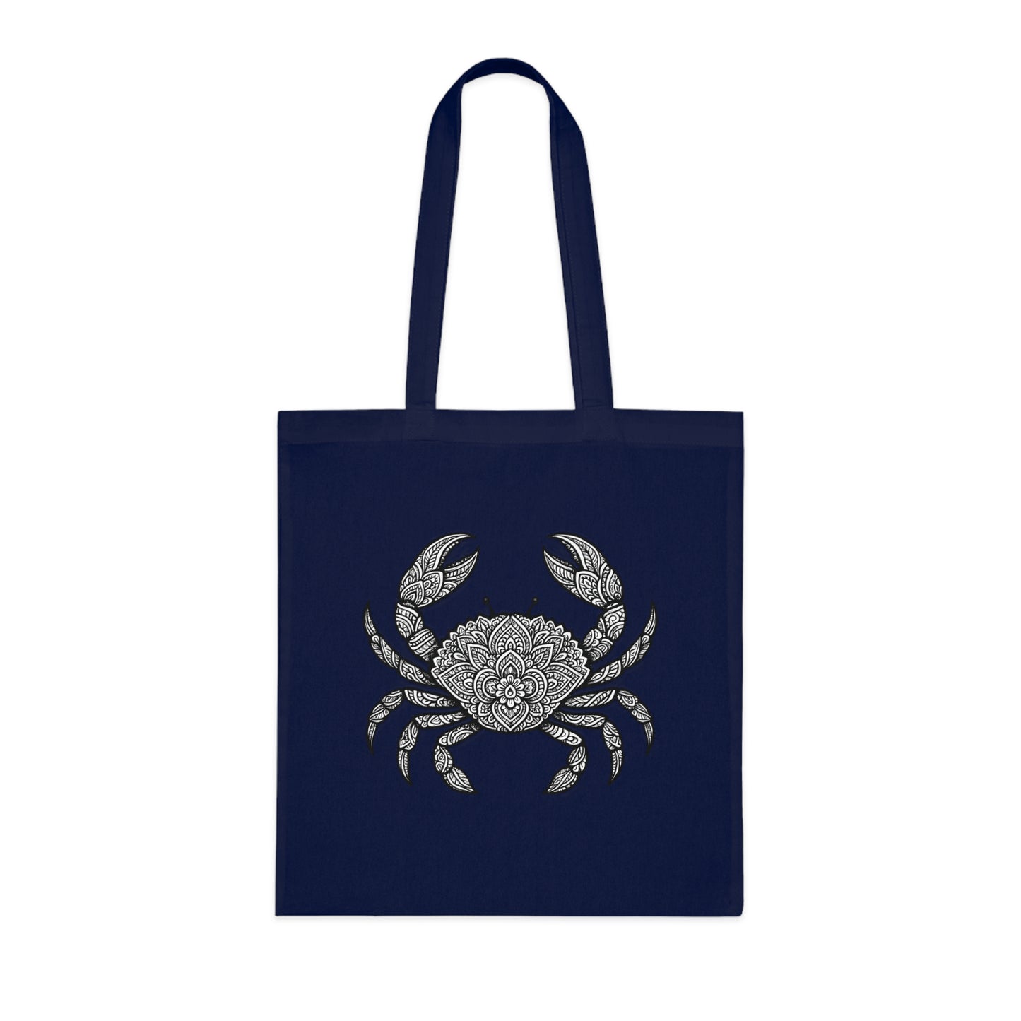 Intricate Mandala Crab Tote Bag