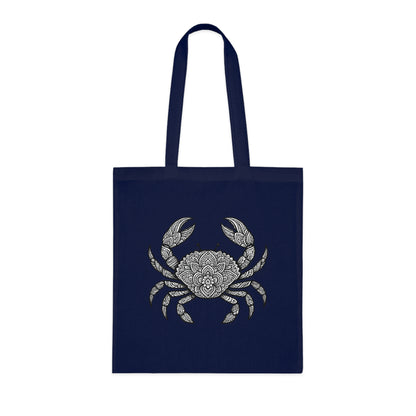 Intricate Mandala Crab Tote Bag