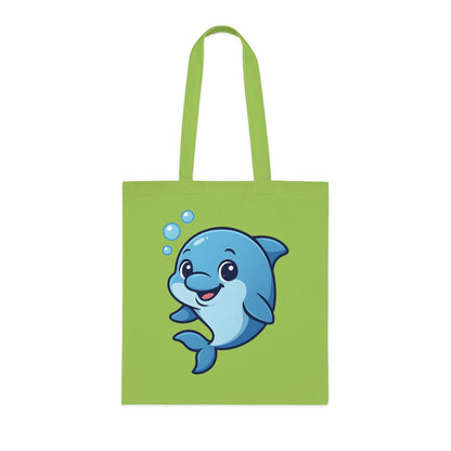 Cartoon Cute Dolphin Tote Bag