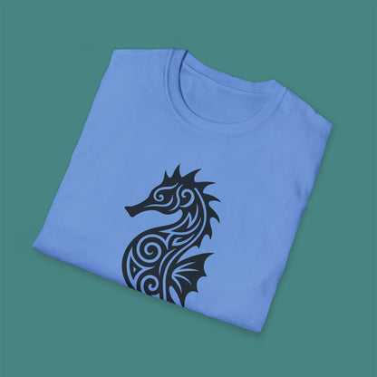 Tribal Tattoo Seahorse Unisex T-Shirt