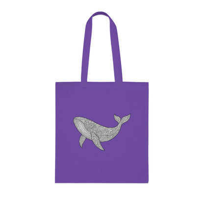 Intricate Mandala Whale Tote Bag