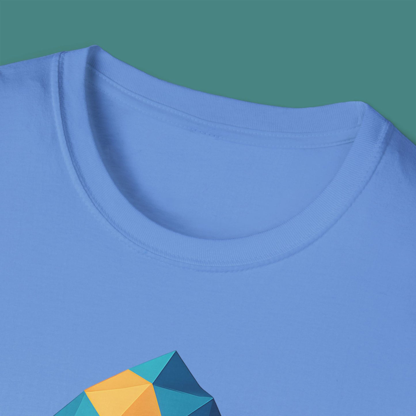 Geometric Polygon Seahorse Unisex T-Shirt