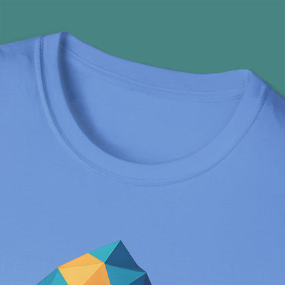 Geometric Polygon Seahorse Unisex T-Shirt
