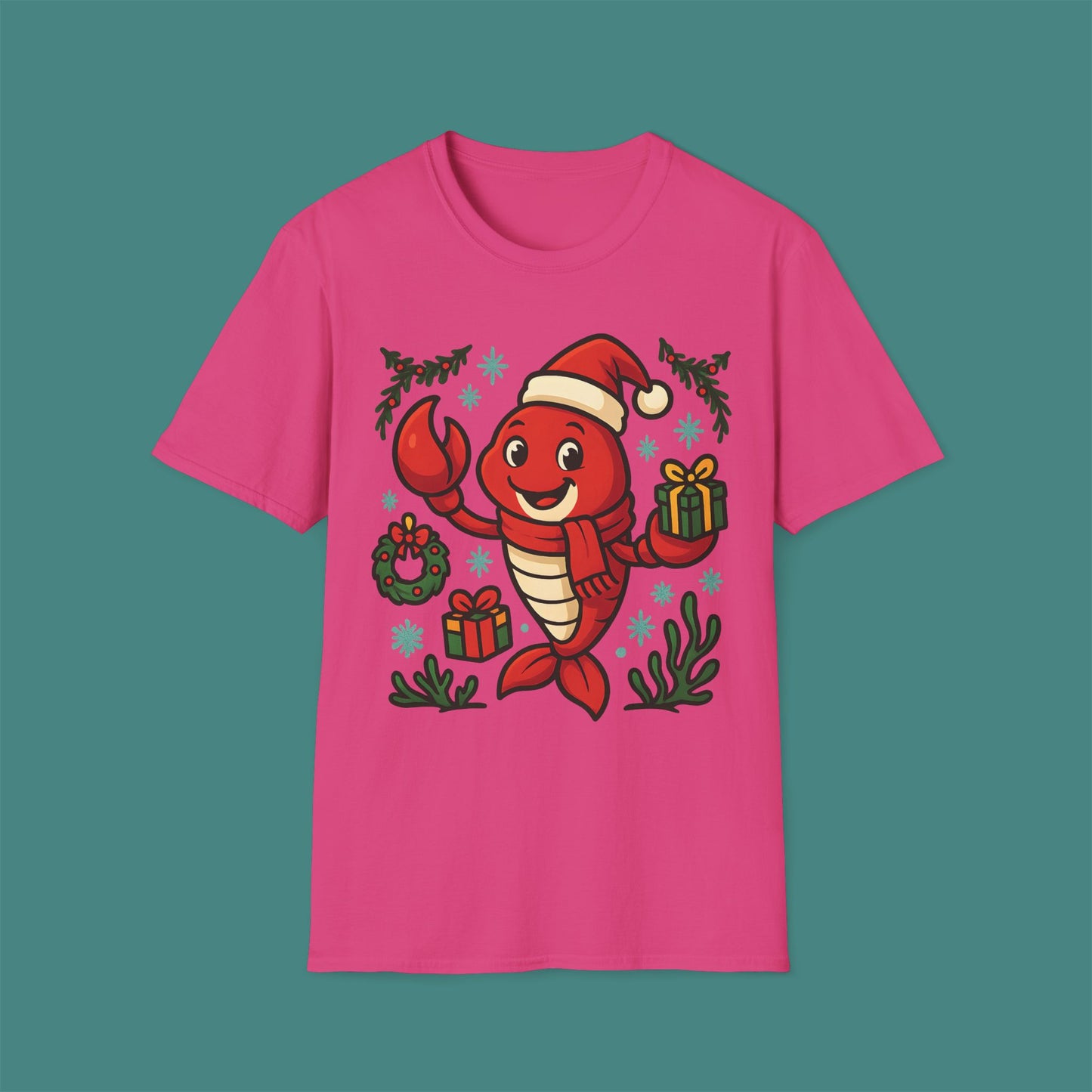 Christmas Lobster Unisex T-Shirt