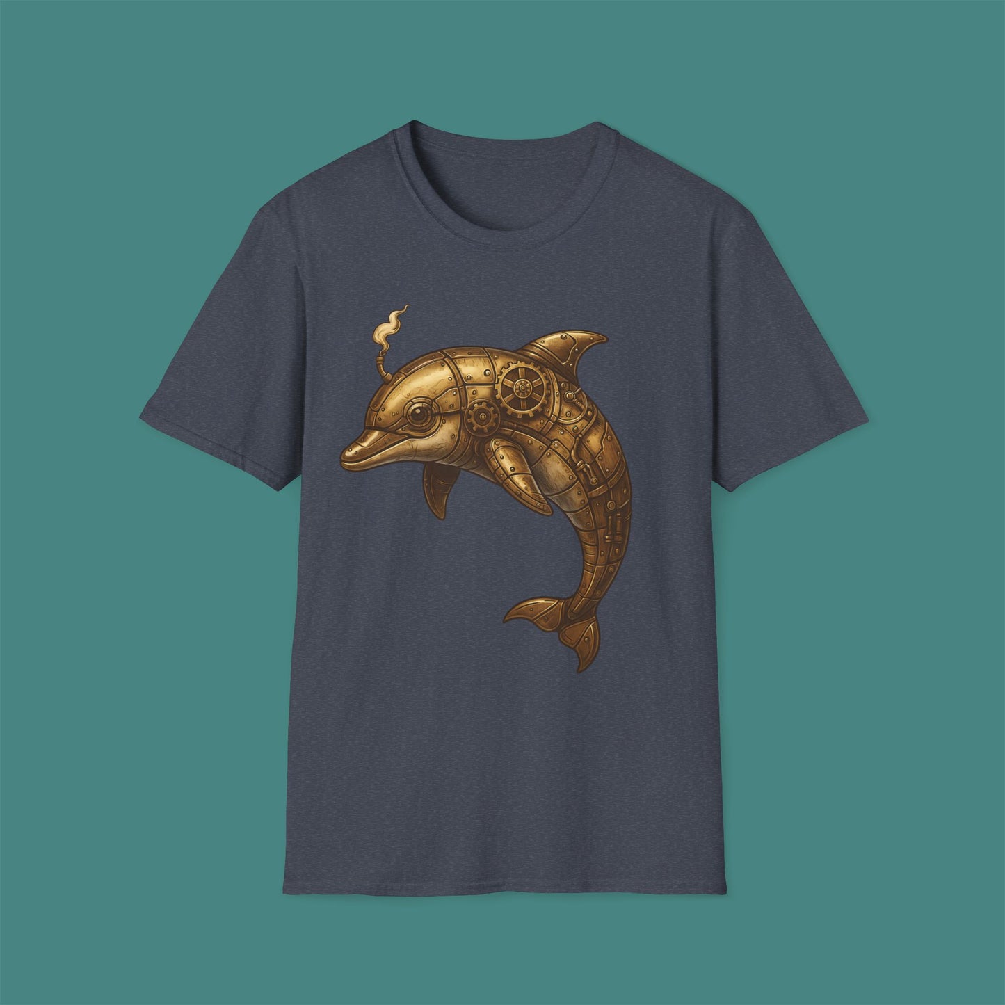 Steampunk Mechanical Dolphin Unisex T-Shirt