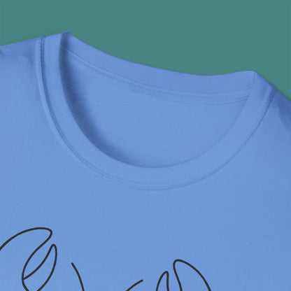 Minimalist Line Art Lobster Unisex T-Shirt