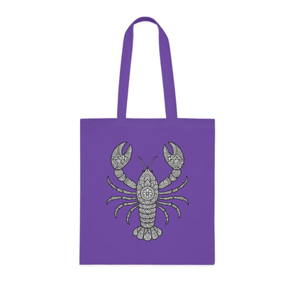 Intricate Mandala Lobster Tote Bag