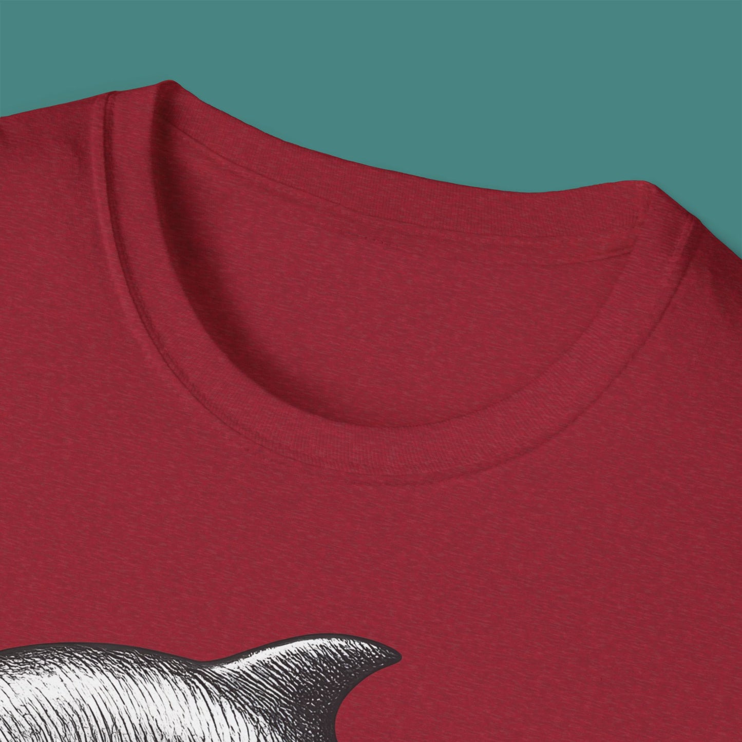 Vintage Etching Dolphin Unisex T-Shirt