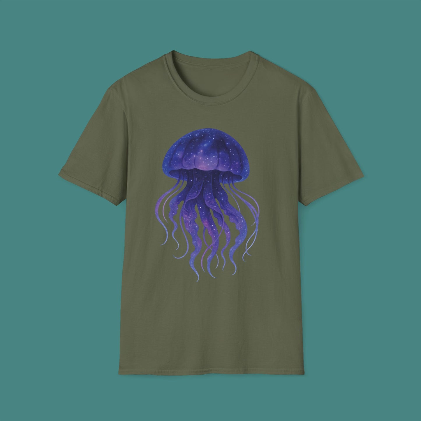 Cosmic Galaxy Jellyfish Unisex T-Shirt