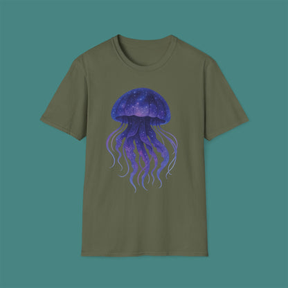 Cosmic Galaxy Jellyfish Unisex T-Shirt