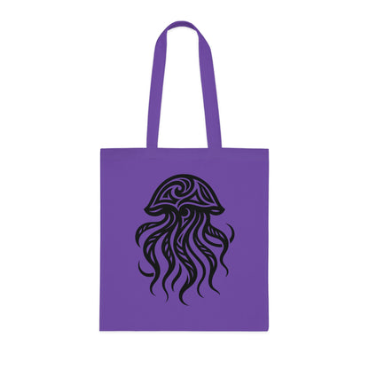 Tribal Tattoo Jellyfish Tote Bag