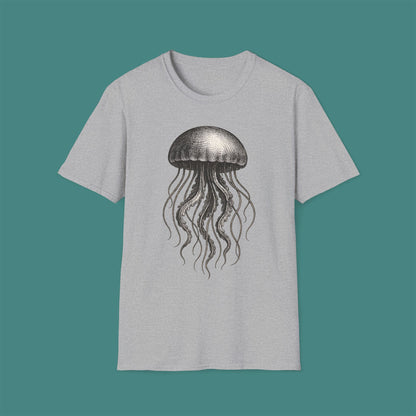 Vintage Etching Jellyfish Unisex T-Shirt