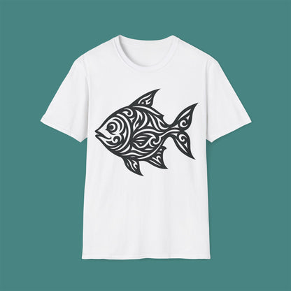 Tribal Tattoo Fish Unisex T-Shirt