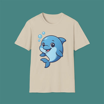 Cartoon Cute Dolphin Unisex T-Shirt
