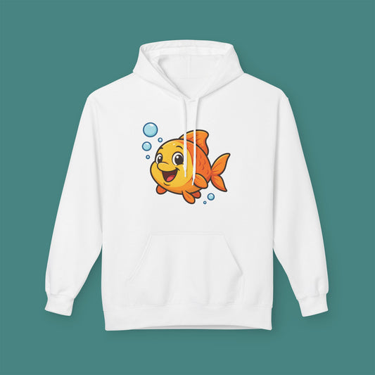 Cartoon Cute Fish Fleece Unisex Hoodie