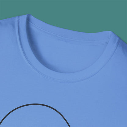 Minimalist Line Art Jellyfish Unisex T-Shirt