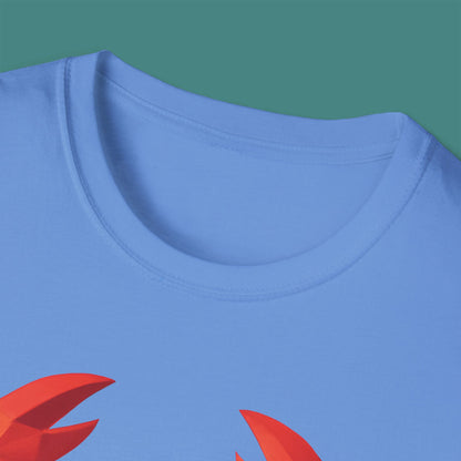 Geometric Polygon Crab Unisex T-Shirt
