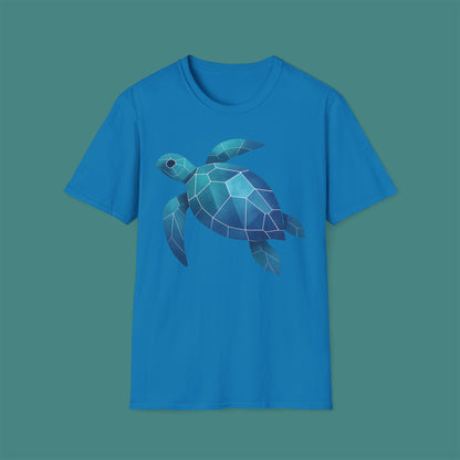 Geometric Polygon Turtle Unisex T-Shirt