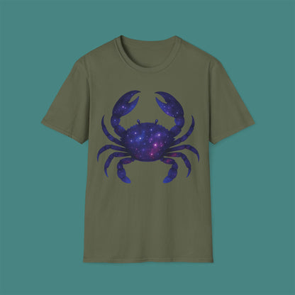 Cosmic Galaxy Crab Unisex T-Shirt