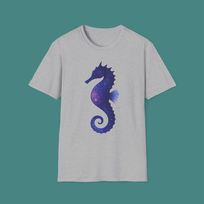 Cosmic Galaxy Seahorse Unisex T-Shirt